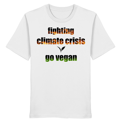vegwear "fighting climate cirsis" - unisex Bio T-Shirt, vegan & klimafreundlich