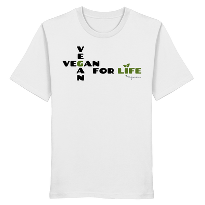 vegwear "vegan for life" - unisex T-Shirt bio vegan fair