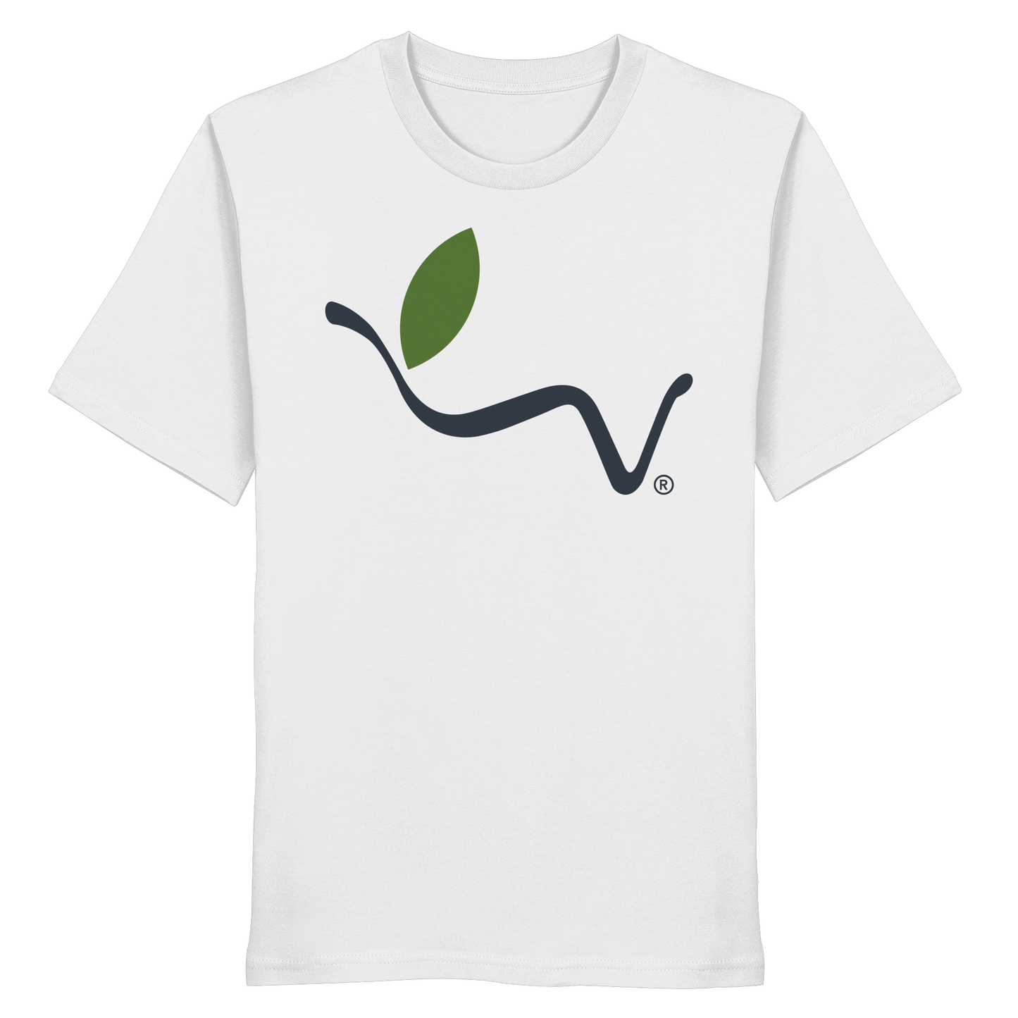 Motif "vegwear logo gray" - unisex organic T-shirt