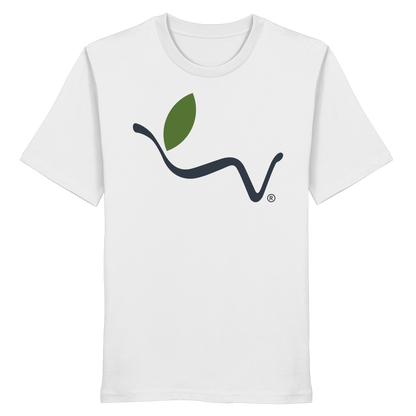 Motif "vegwear logo gray" - unisex organic T-shirt