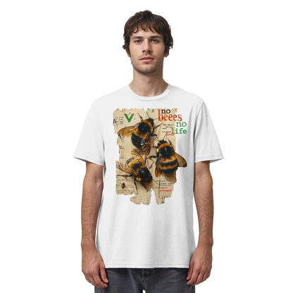 vegwear "no bees, no life" - unisex Bio T-Shirt, vegan fair