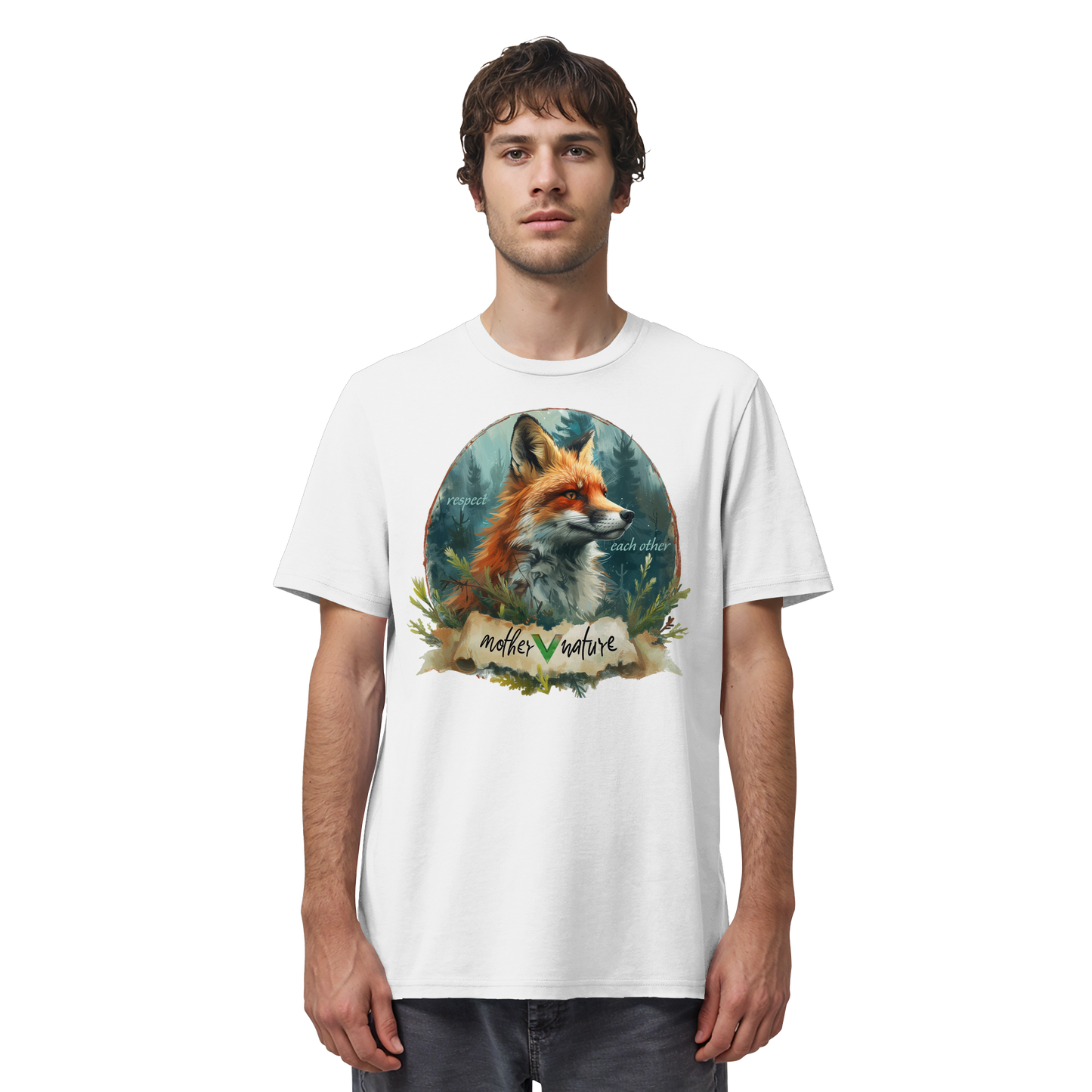 vegwear "respect each other" - unisex T-Shirt, vegan, bio