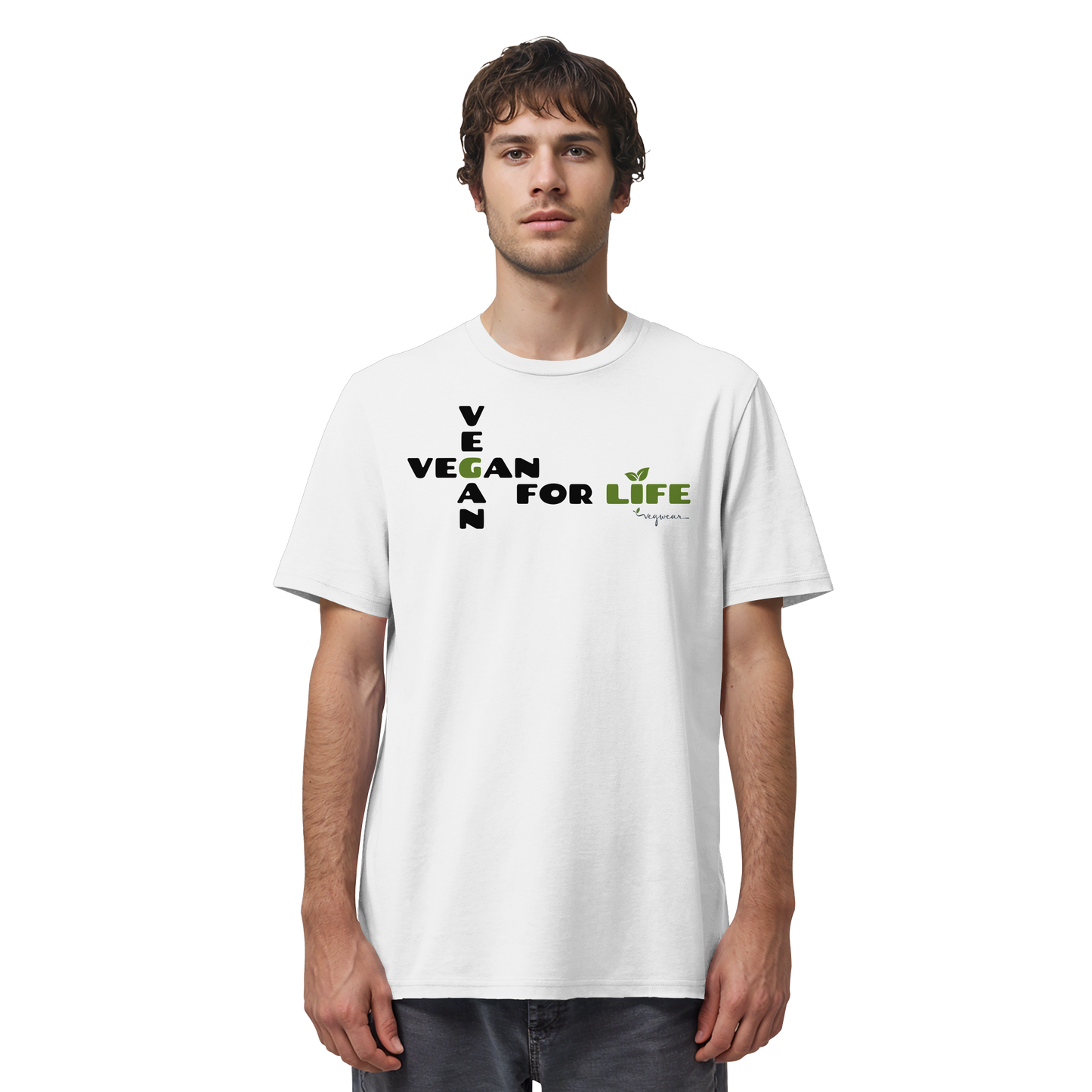 vegwear "vegan for life" - unisex T-Shirt bio vegan fair