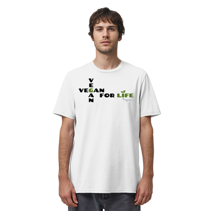 vegwear "vegan for life" - unisex T-Shirt bio vegan fair