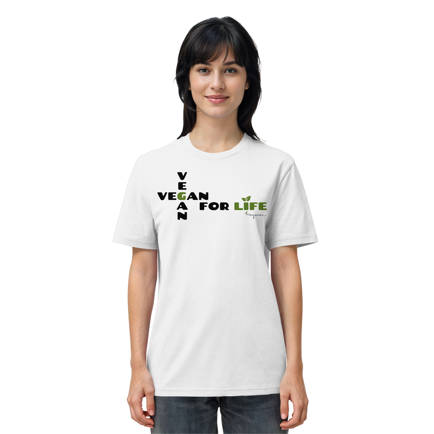 vegwear "vegan for life" - unisex T-Shirt bio vegan fair
