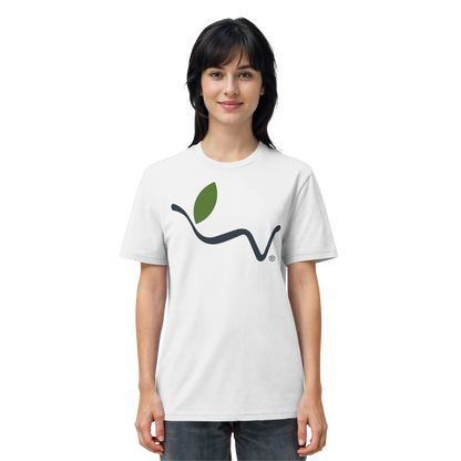 Motif "vegwear logo gray" - unisex organic T-shirt