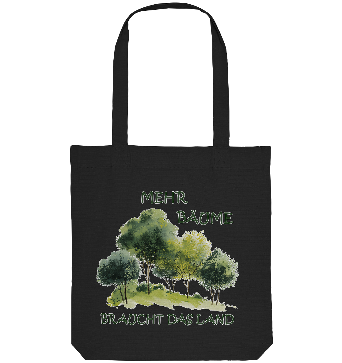 vegwear "mehr Bäume braucht das Land" - Einkaufstasche, vegan, fair, nachhaltig