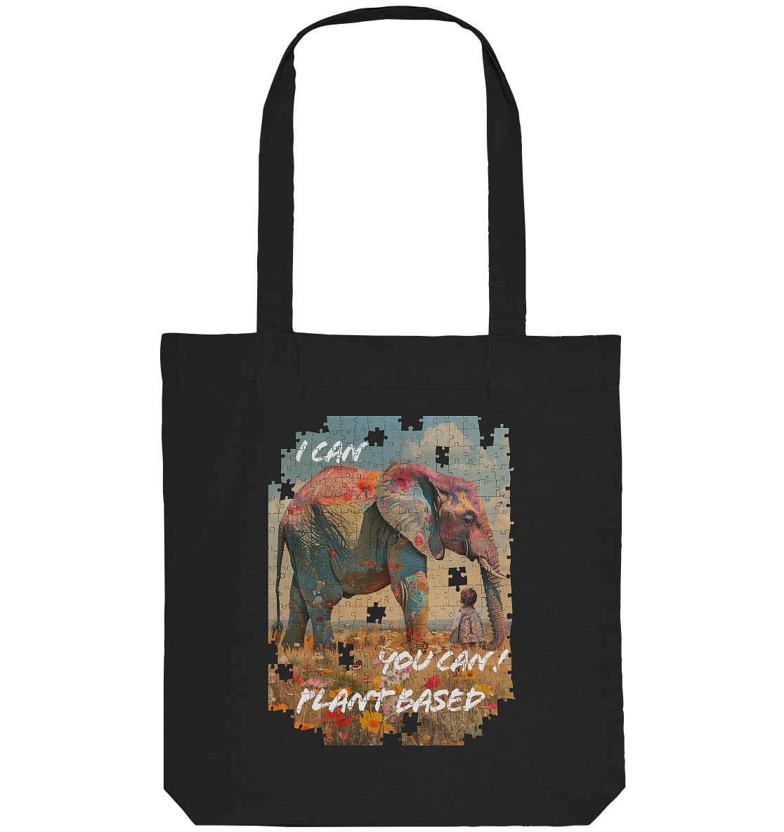 vegwear "I can you can"- Einkaufstasche, bio, vegan