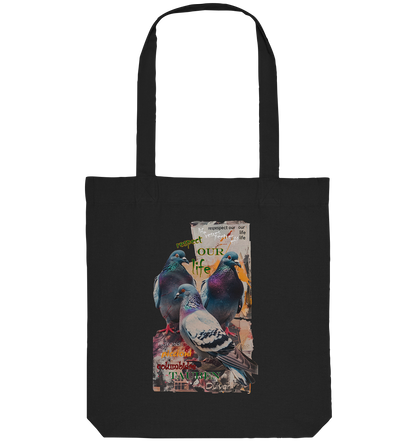vegwear "respect our life - Tauben" - Einkaufstasche