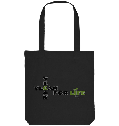 vegwear "vegan for life" - Bio Einkaufstasche