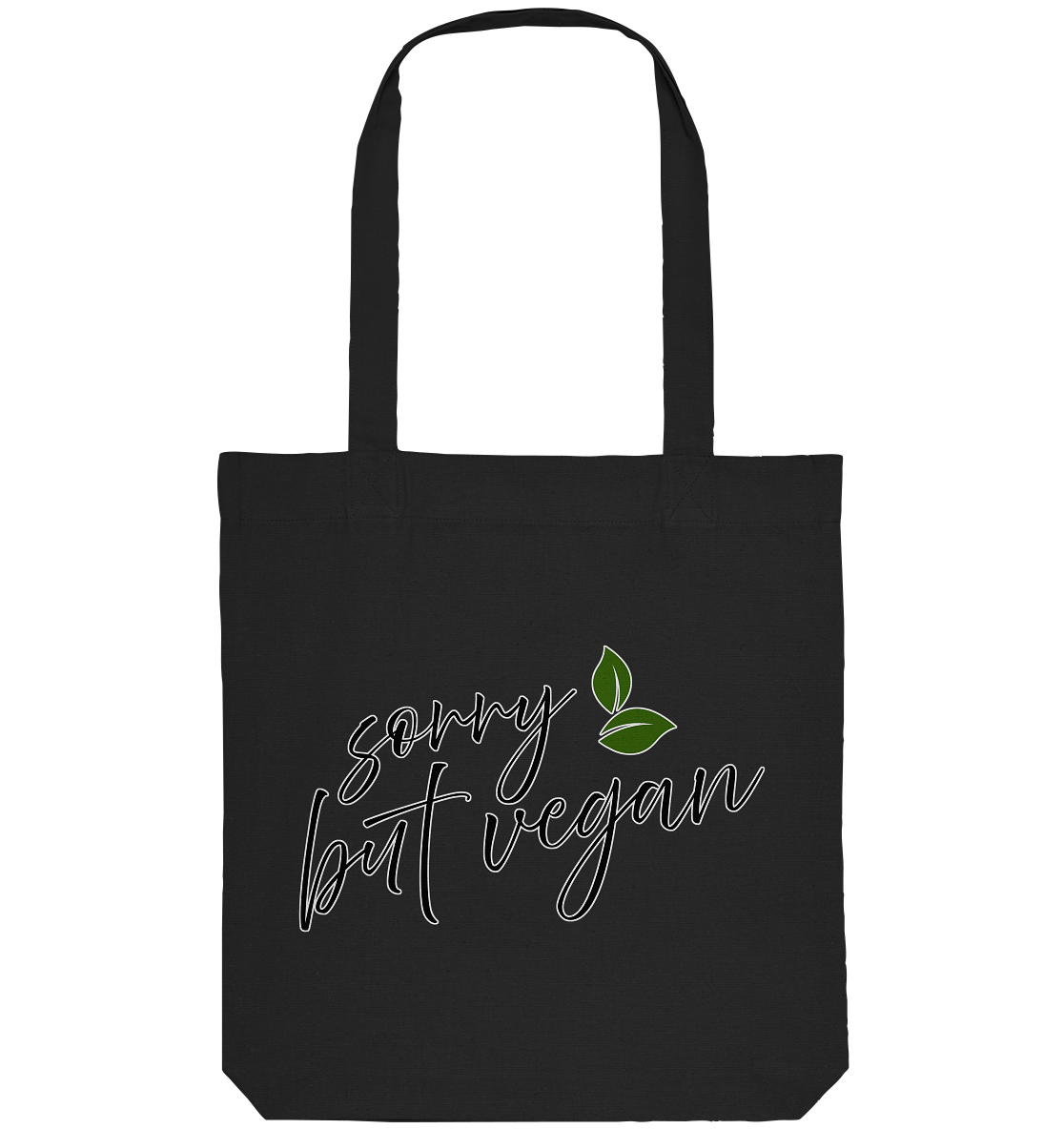 vegwear "sorry but vegan" - shopping bag, organic, vegan