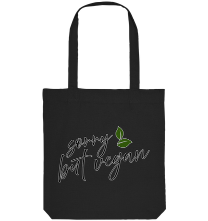 vegwear "sorry but vegan" - shopping bag, organic, vegan