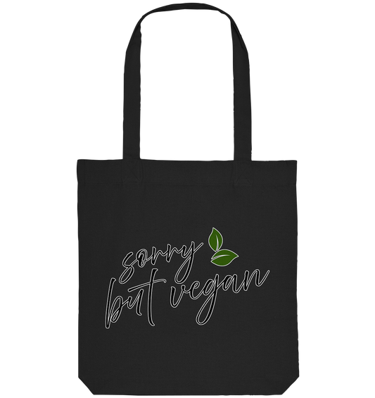 vegwear "sorry but vegan" - shopping bag, organic, vegan