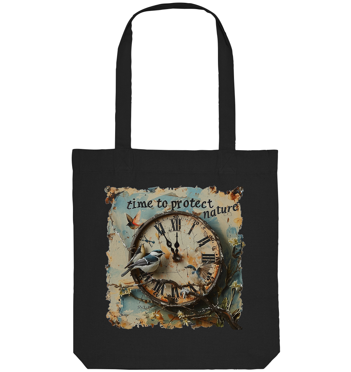 Watch - time to protect - shopping bag