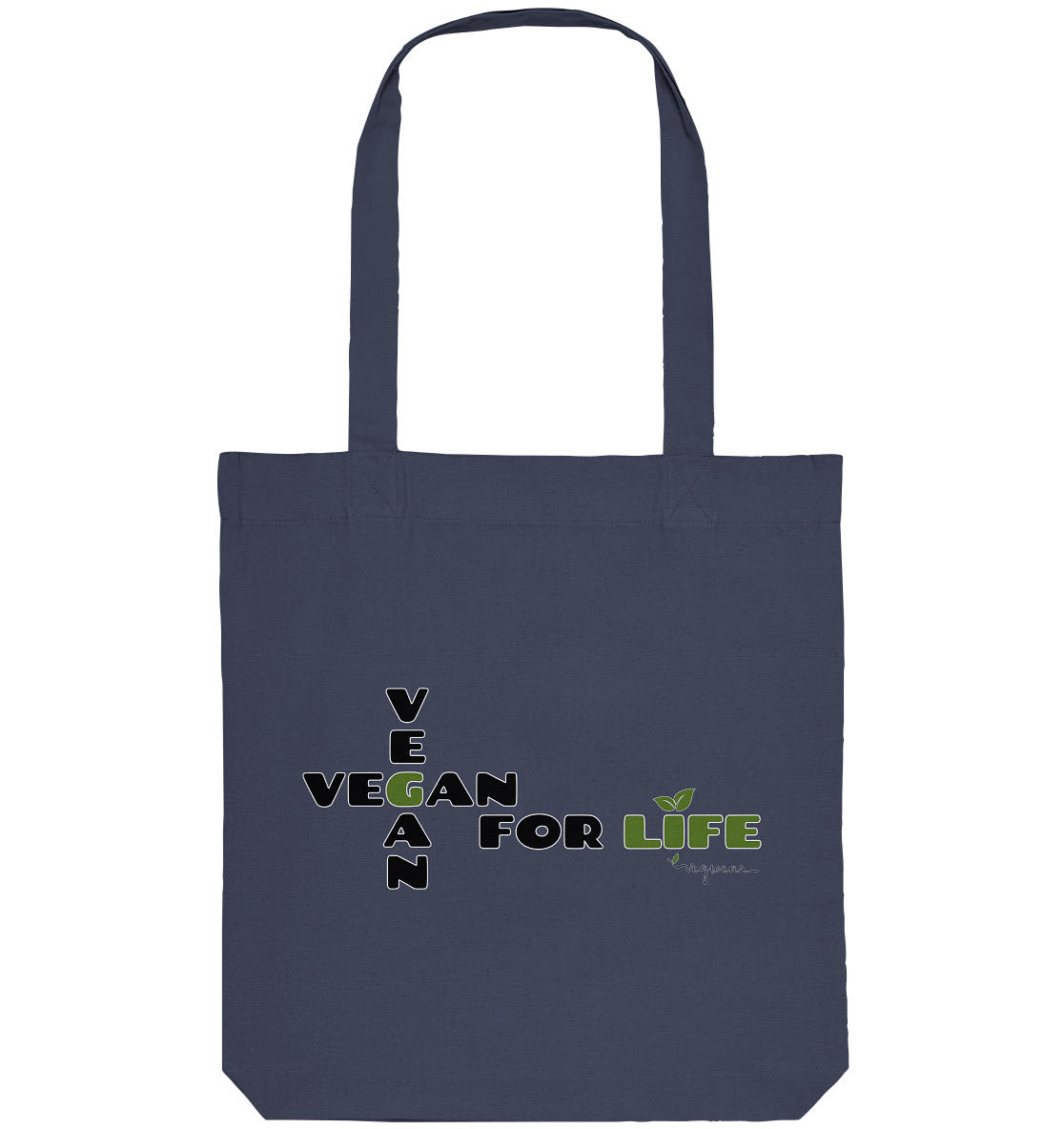 vegwear "vegan for life" - Bio Einkaufstasche