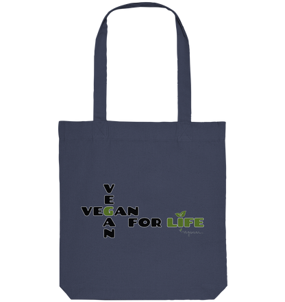 vegwear "vegan for life" - Bio Einkaufstasche