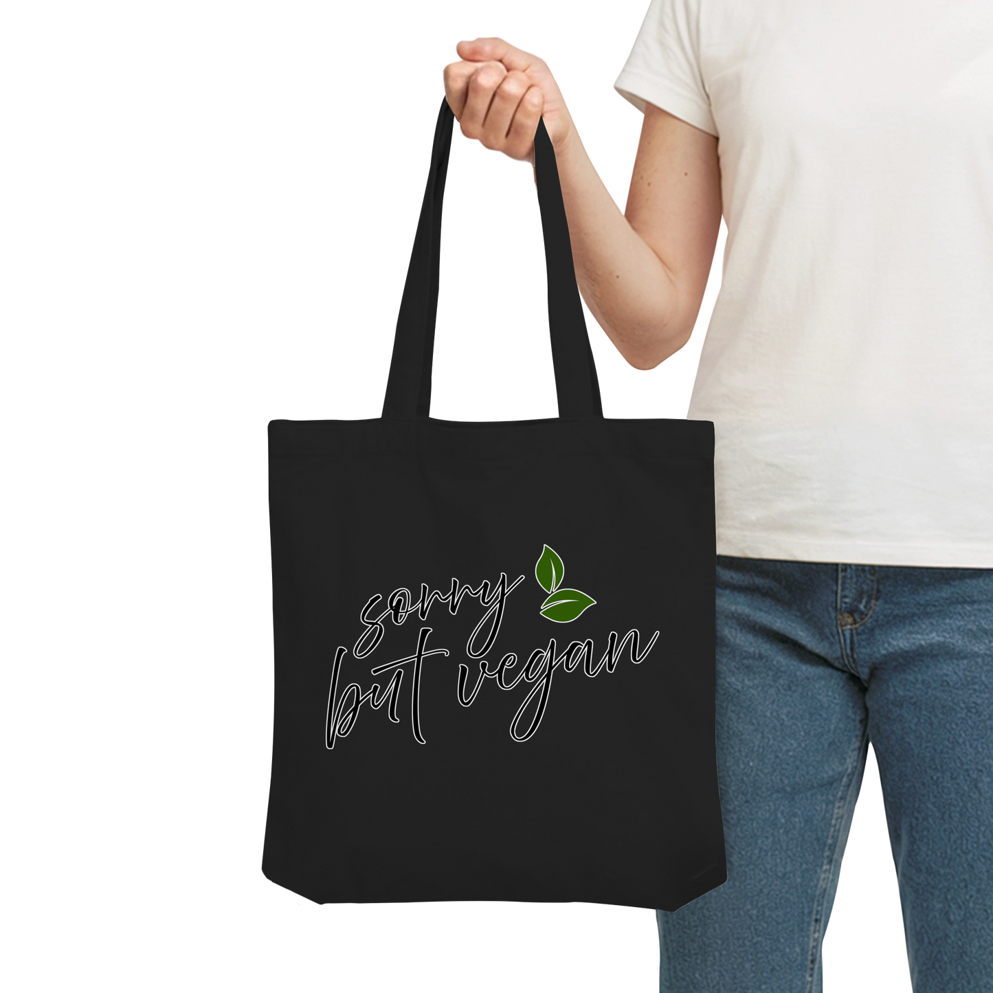 vegwear "sorry but vegan" - shopping bag, organic, vegan