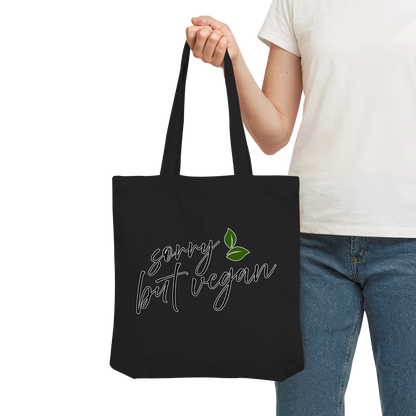 vegwear "sorry but vegan" - shopping bag, organic, vegan