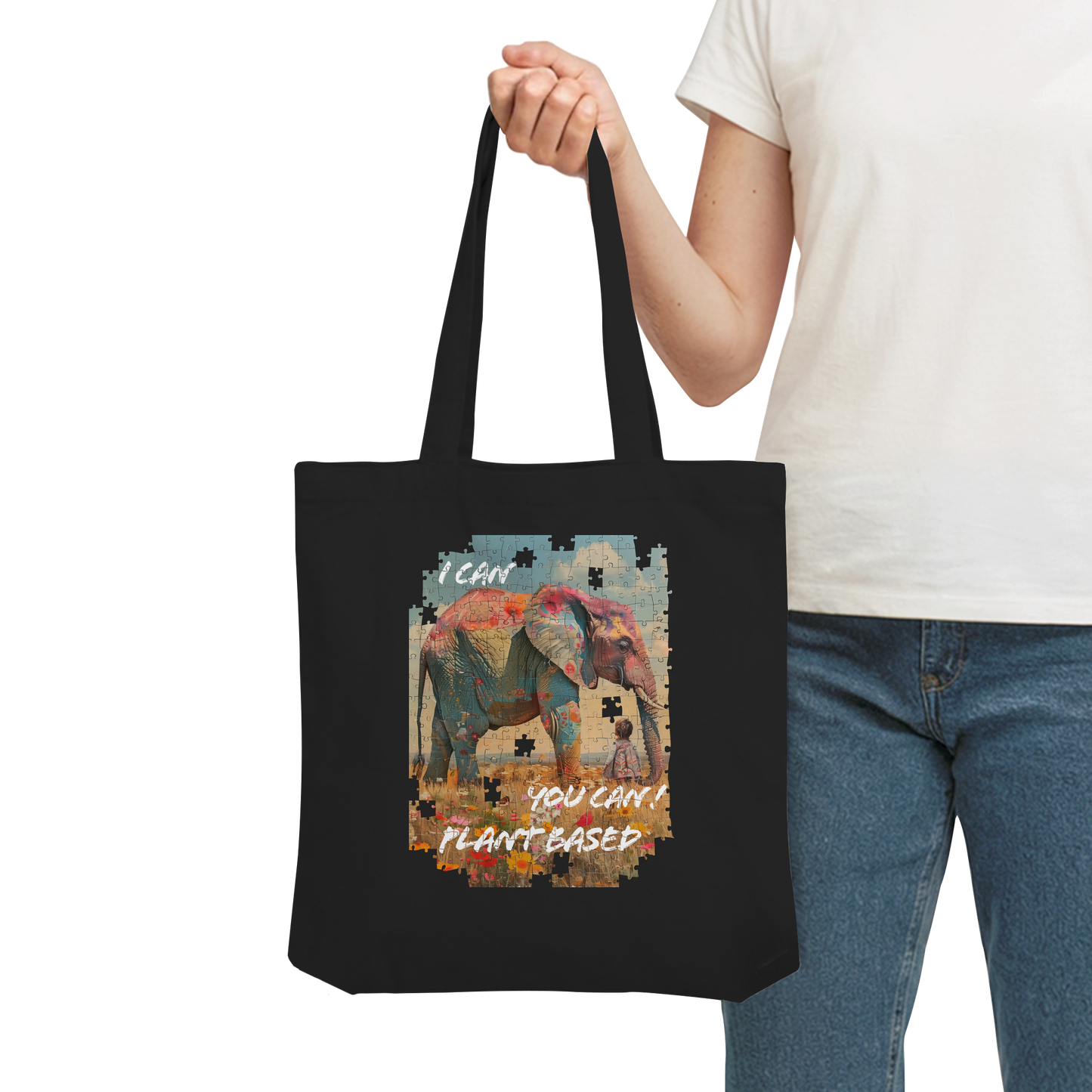 vegwear "I can you can"- Einkaufstasche, bio, vegan