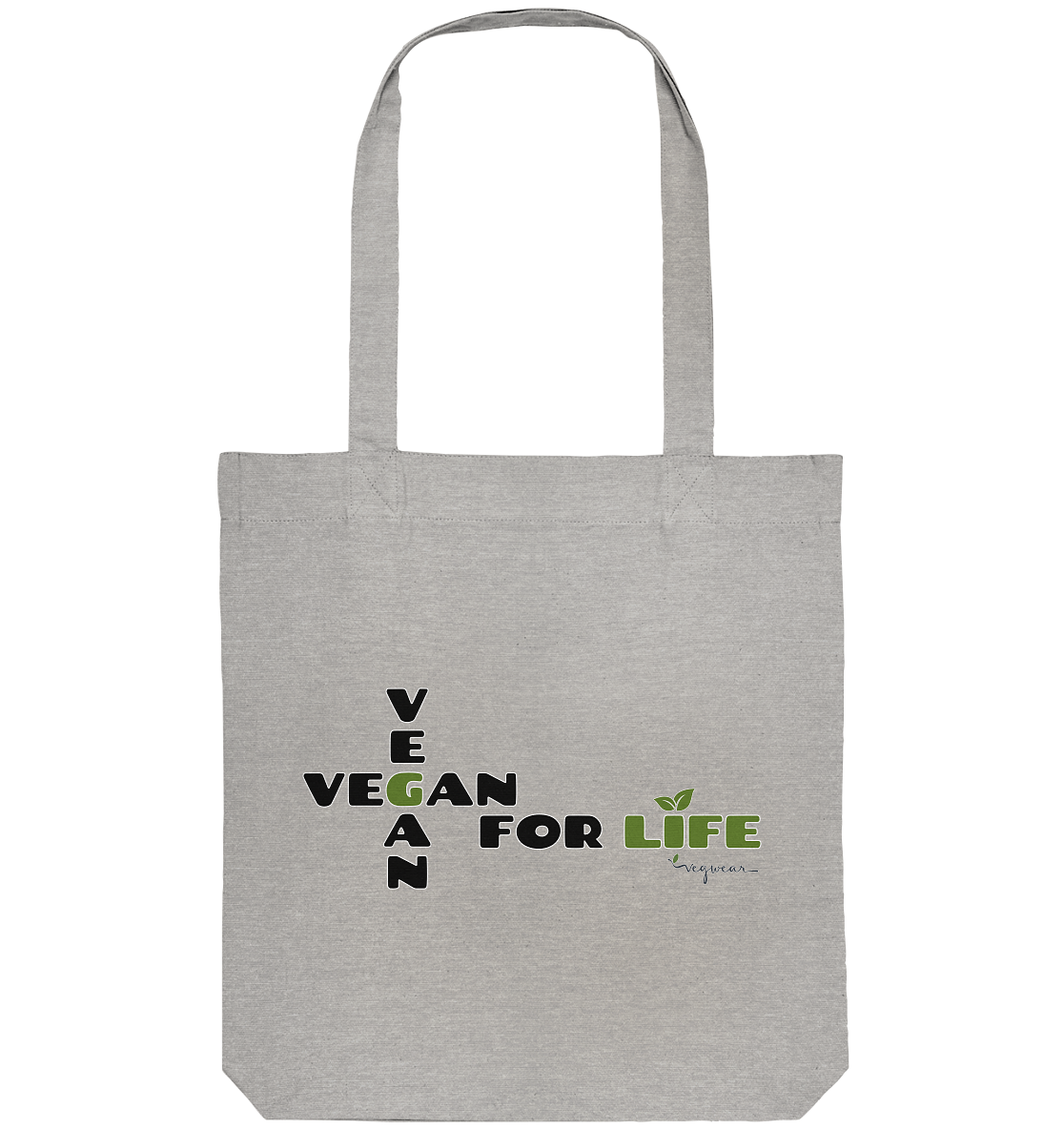 vegwear "vegan for life" - Bio Einkaufstasche