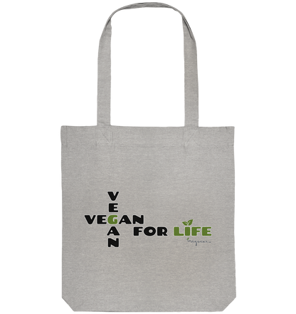 vegwear "vegan for life" - Bio Einkaufstasche