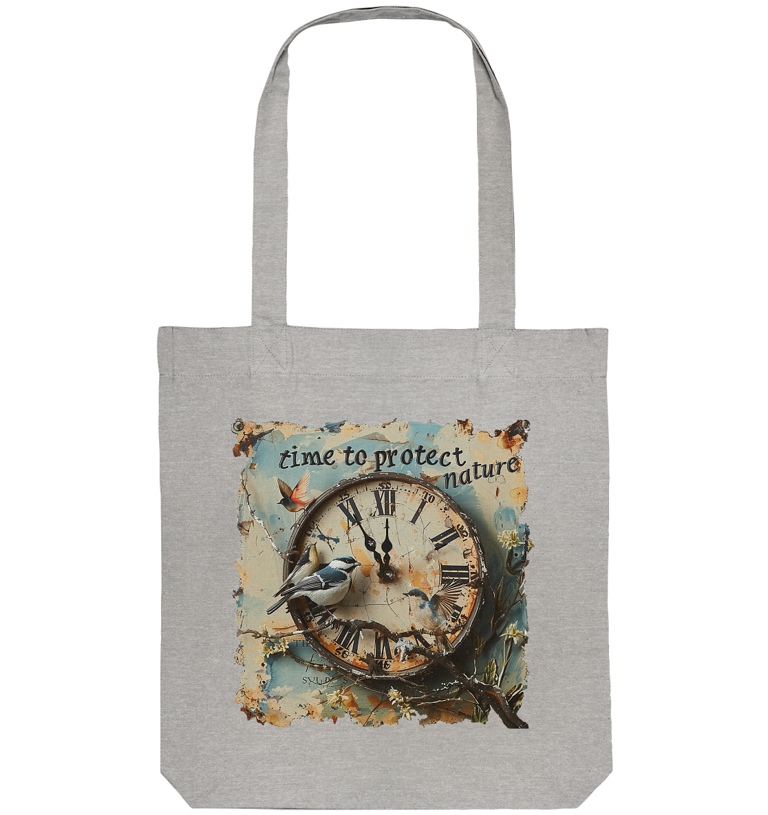 vegwear "time to protect nature" - Einkaufstasche