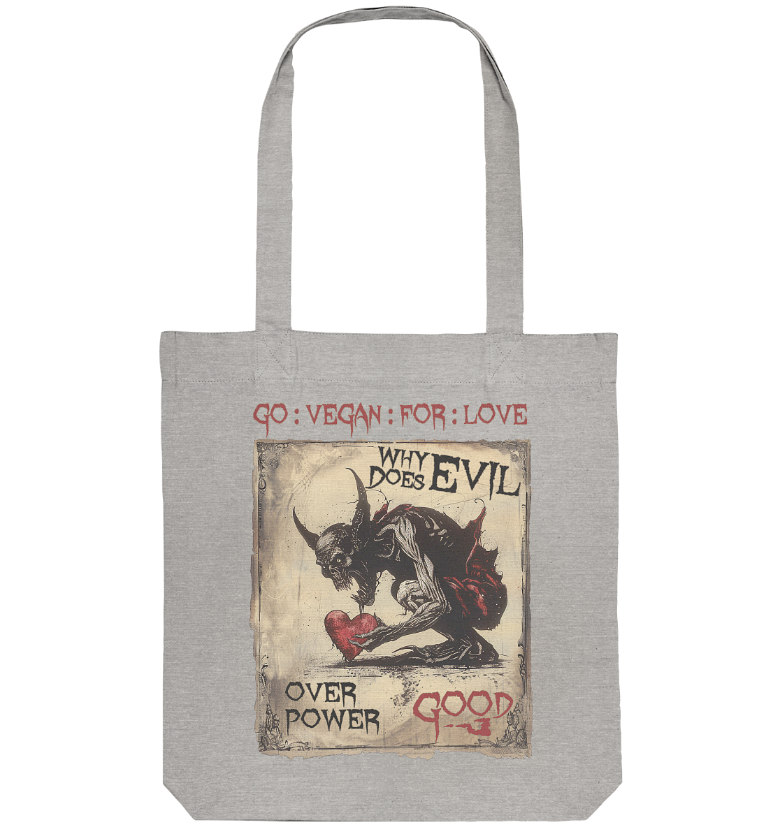 motif "why does evil" - shopping bag