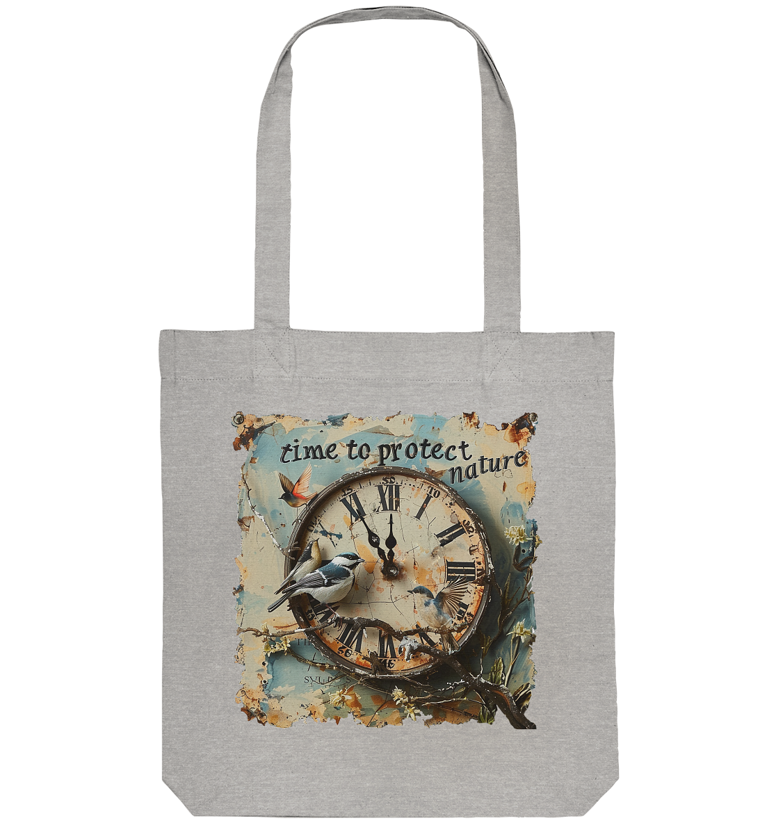 Watch - time to protect - shopping bag