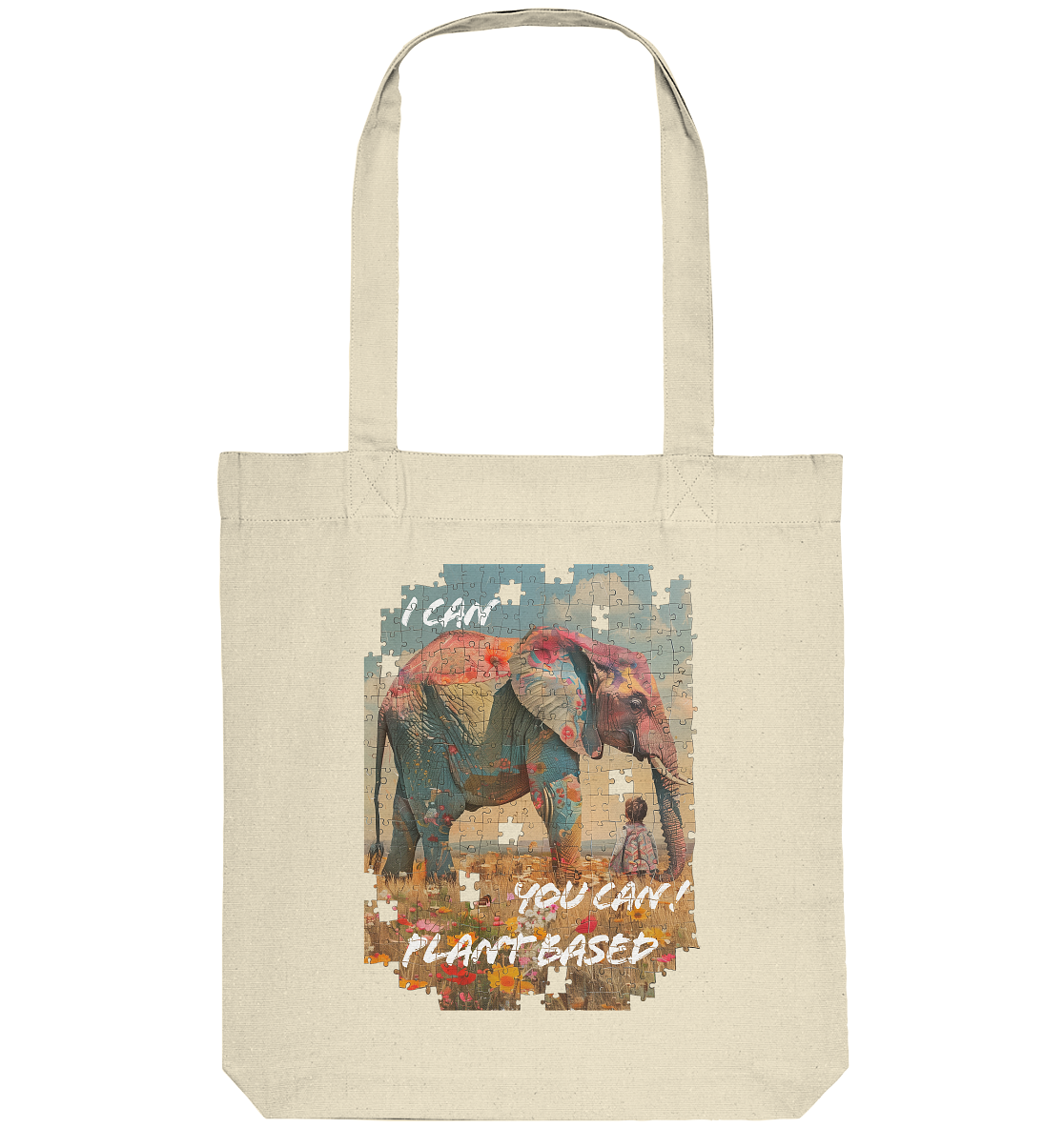 vegwear "I can you can"- Einkaufstasche, bio, vegan