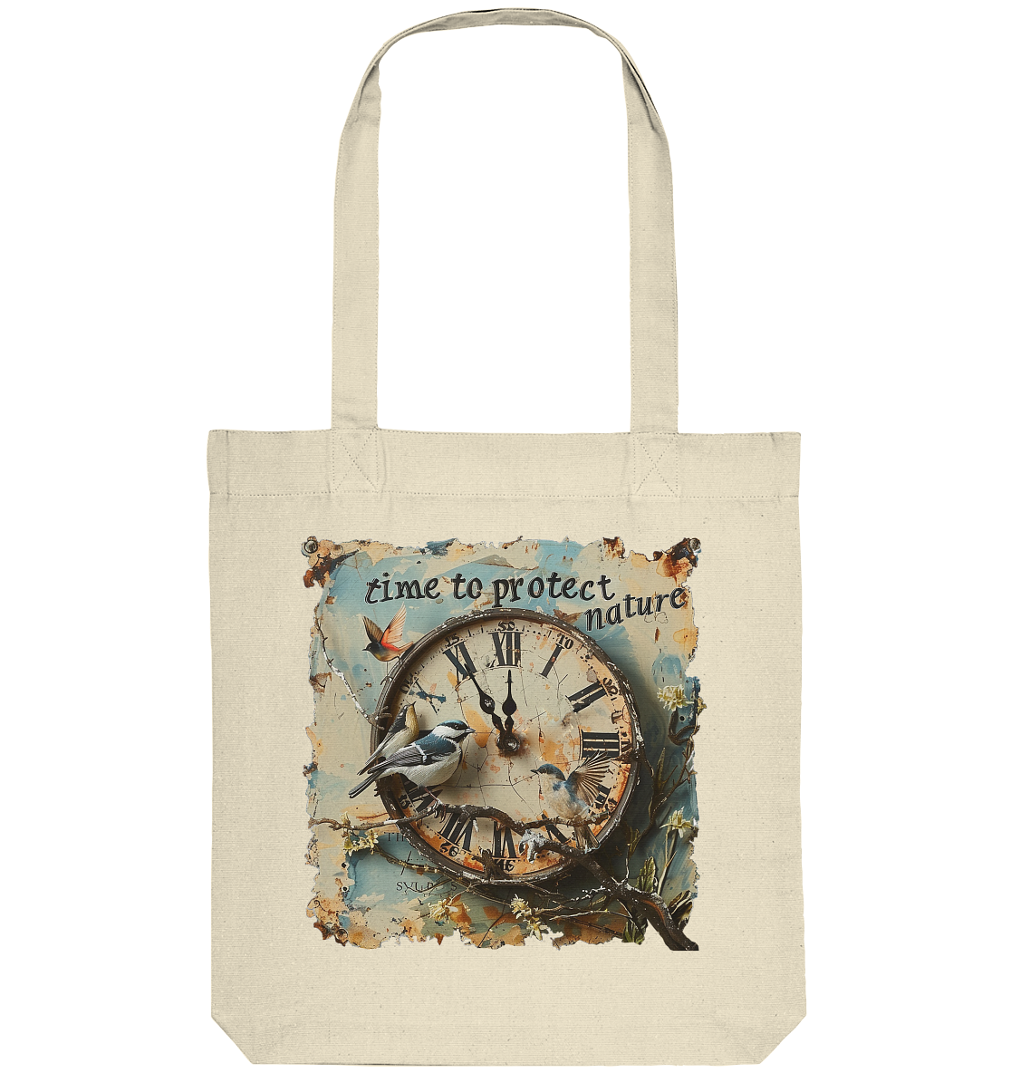 Watch - time to protect - shopping bag