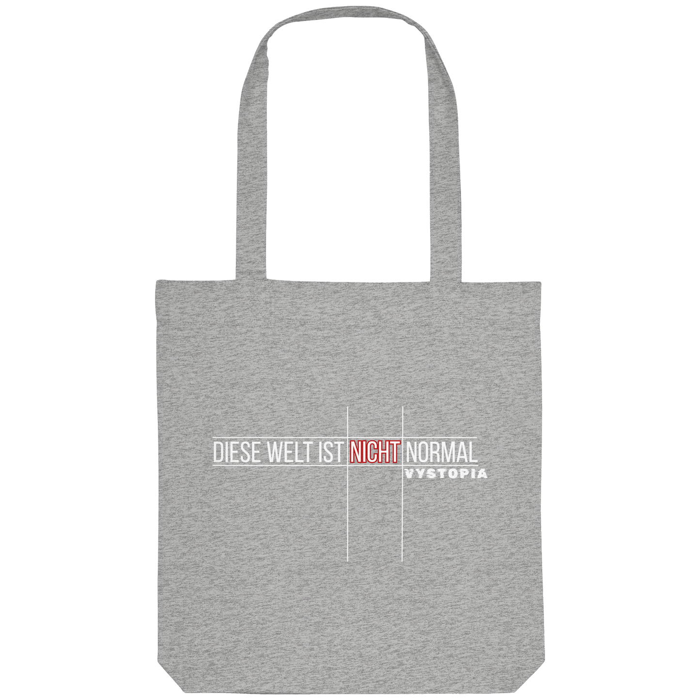 vegwear "Diese Welt ist nicht normal" - Bio Einkaufstasche