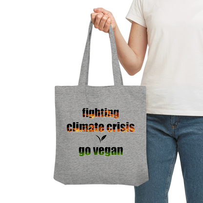 vegwear "fighting climate cirsis" - Bio Einkaufstasche, vegan & klimafreundlich
