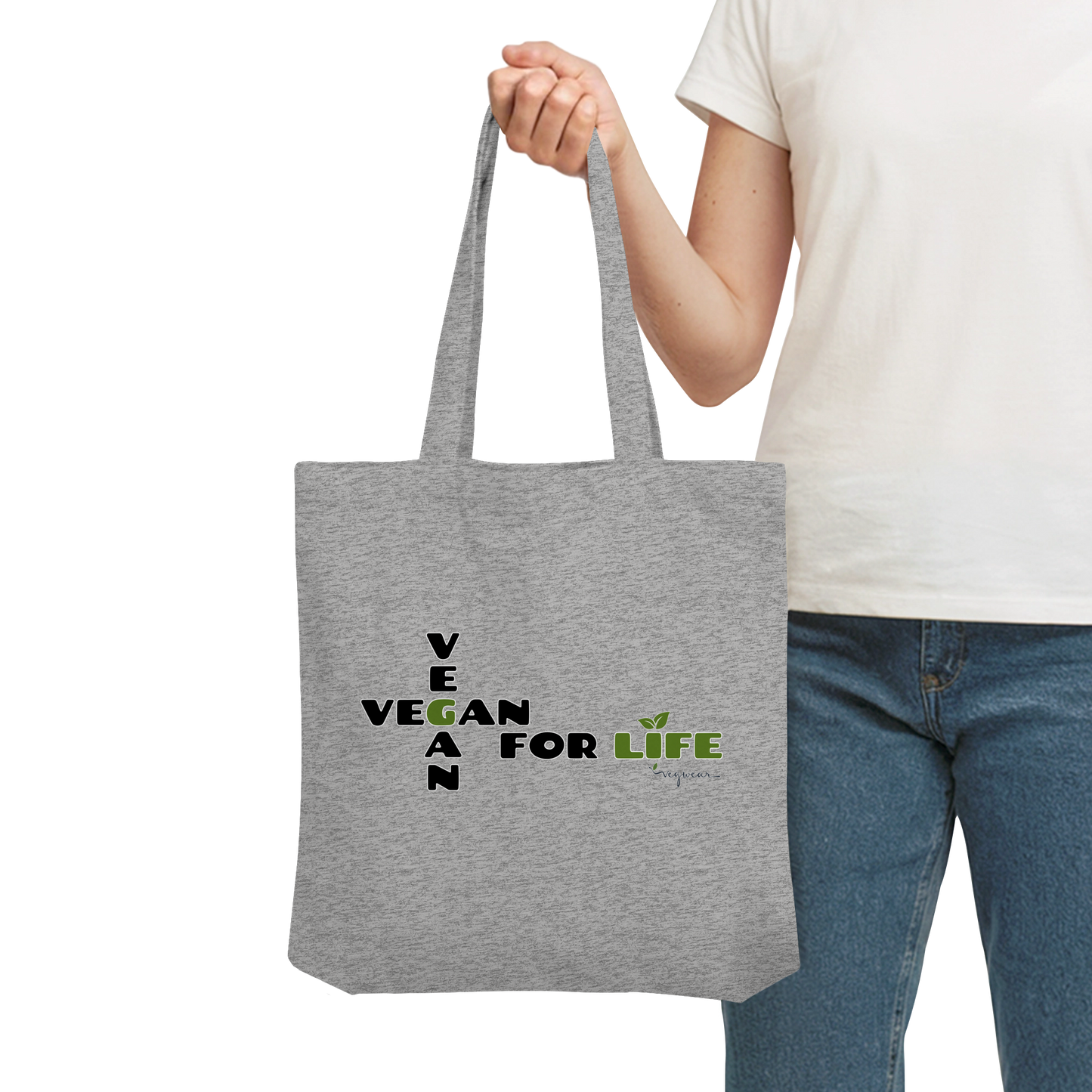vegwear "vegan for life" - Bio Einkaufstasche