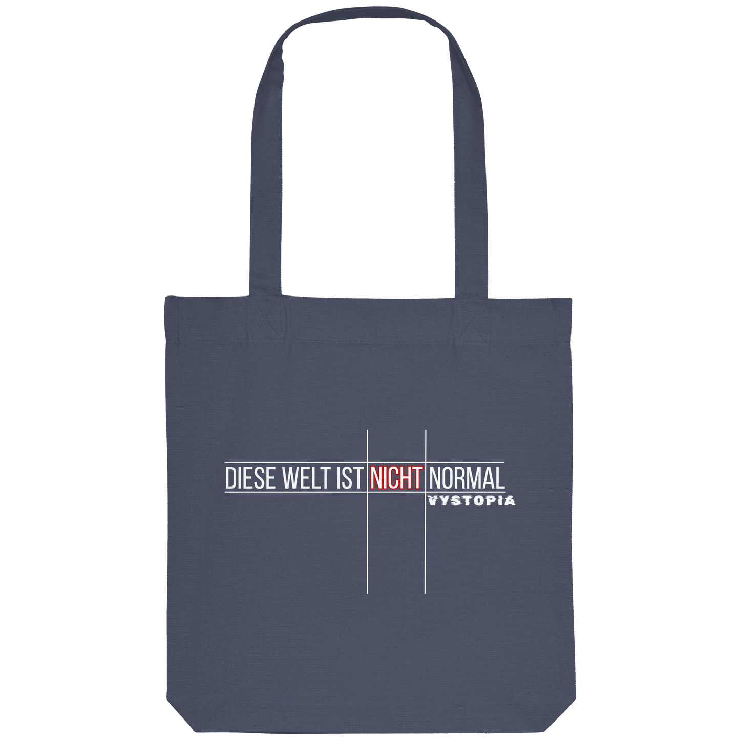 vegwear "Diese Welt ist nicht normal" - Bio Einkaufstasche