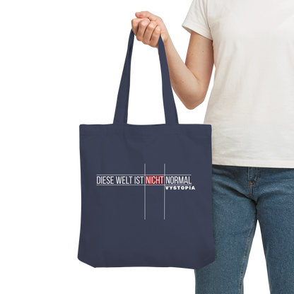 vegwear "Diese Welt ist nicht normal" - Bio Einkaufstasche