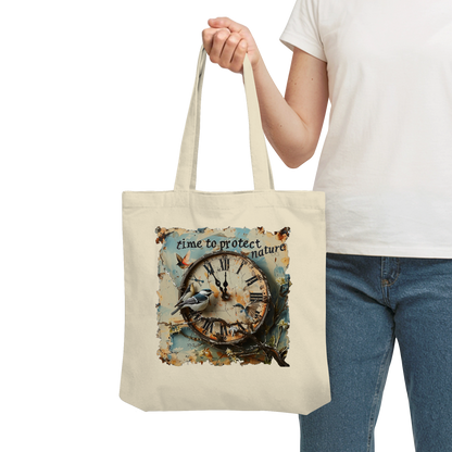 vegwear "time to protect nature" - Einkaufstasche