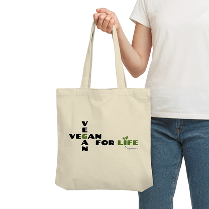 vegwear "vegan for life" - Bio Einkaufstasche