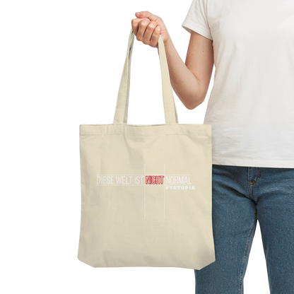 vegwear "Diese Welt ist nicht normal" - Bio Einkaufstasche