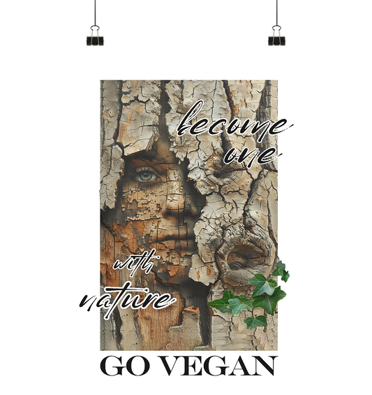 become one with nature - Art Print Din A2