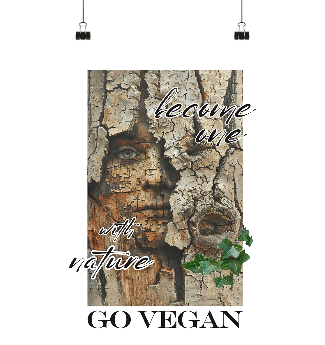 become one with nature - Art Print Din A3