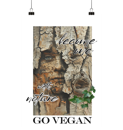 become one with nature - Art Print Din A3