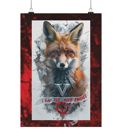 not your target - Art Print Din A3