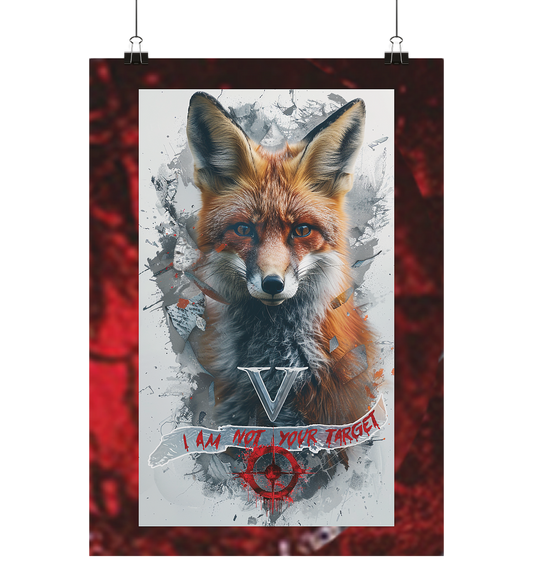 not your target - Art Print Din A3