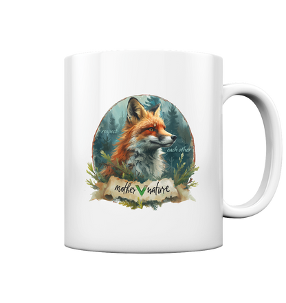 vegwear "respect each other" - Kaffee Tasse glossy