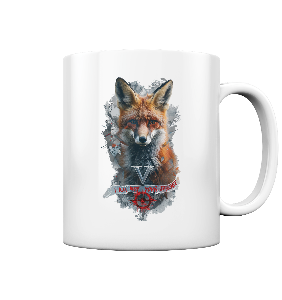 Motiv "not your target" - Kaffee Tasse