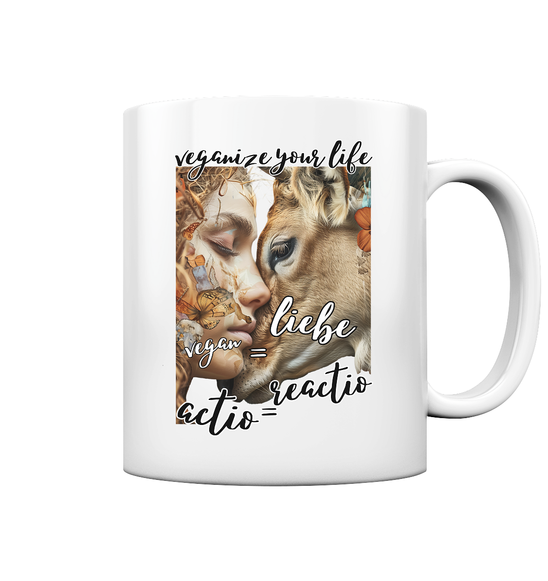 Motif "actio = reactio" - Coffee Cup