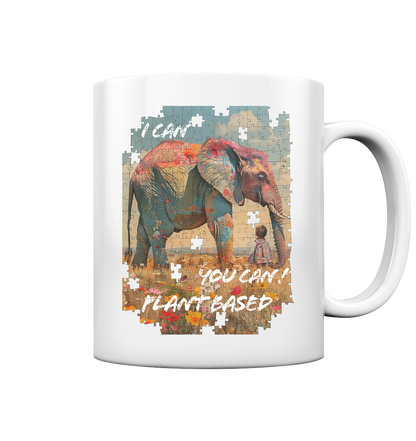 vegwear "I can you can"- Kaffee Tasse glossy