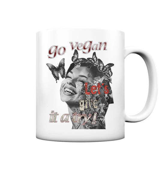 Motiv "Let's give it a try" - Kaffee Tasse