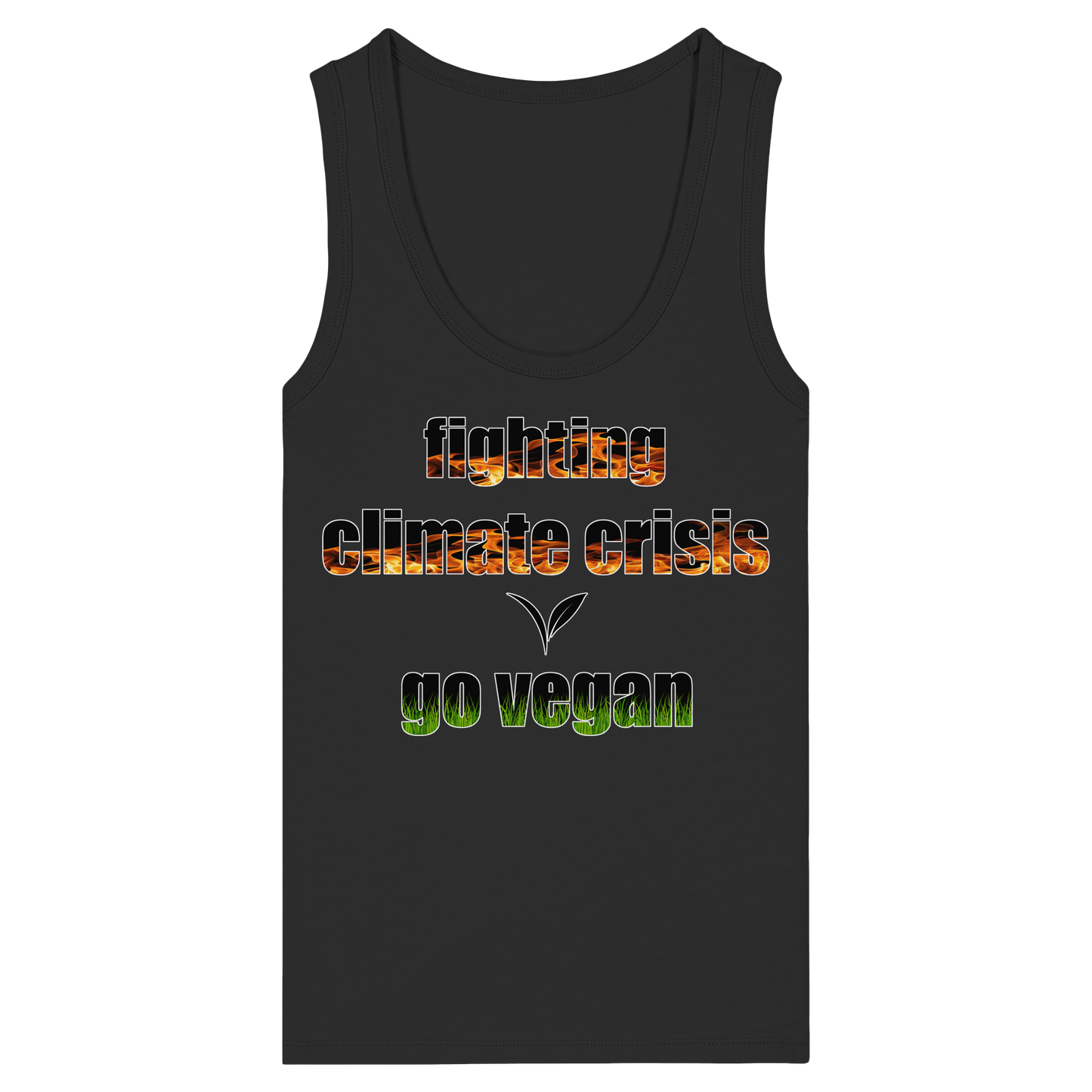 vegwear "fighting climate crisis" - enges Damen Bio Tank Top