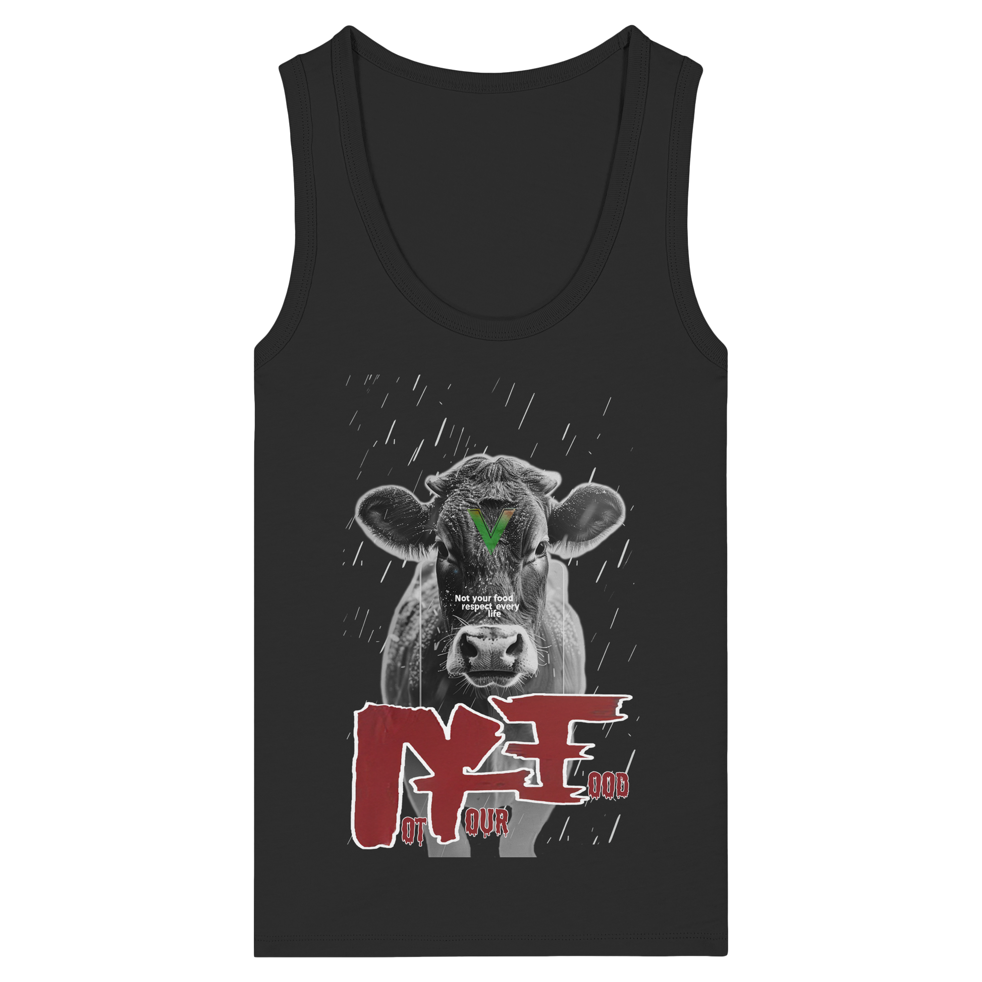 Bio-Baumwolle Tank Top Damen: "not your food"Tank Top | vegwear